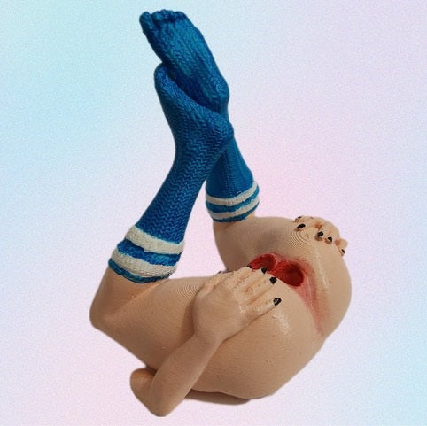 Butt Pussy Blue socks Pen Holder and Phone Stand - image 4