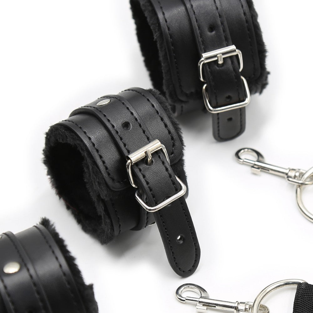 NAUGHTY TOYS PVC Bed bondage wrist and ankles Restraints - image 4