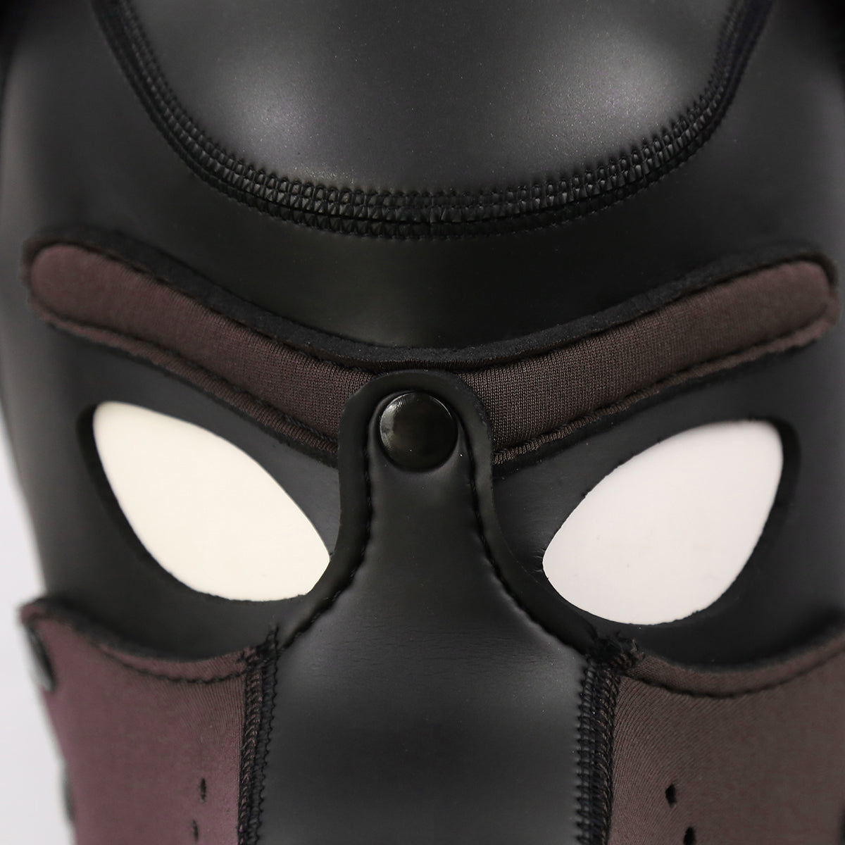 LARGE Black-Brown Bondage Dog Puppy Neoprene Hood - image 8