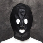 Premium Bondage Hood with eyes and mouth openings - image 4