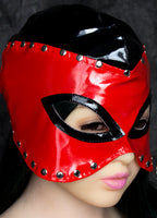 Shiny Red cosplay light pvc hood O/S - image 4