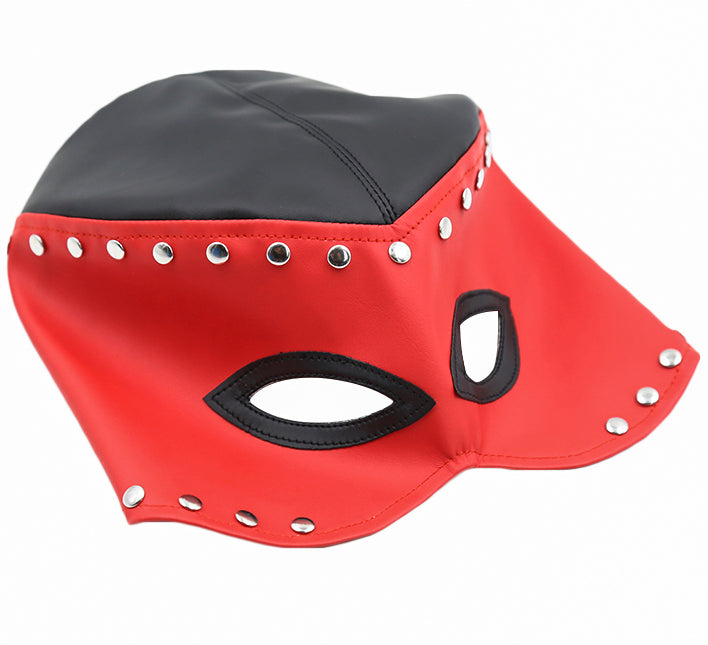Shiny Red cosplay light pvc hood O/S - image 6