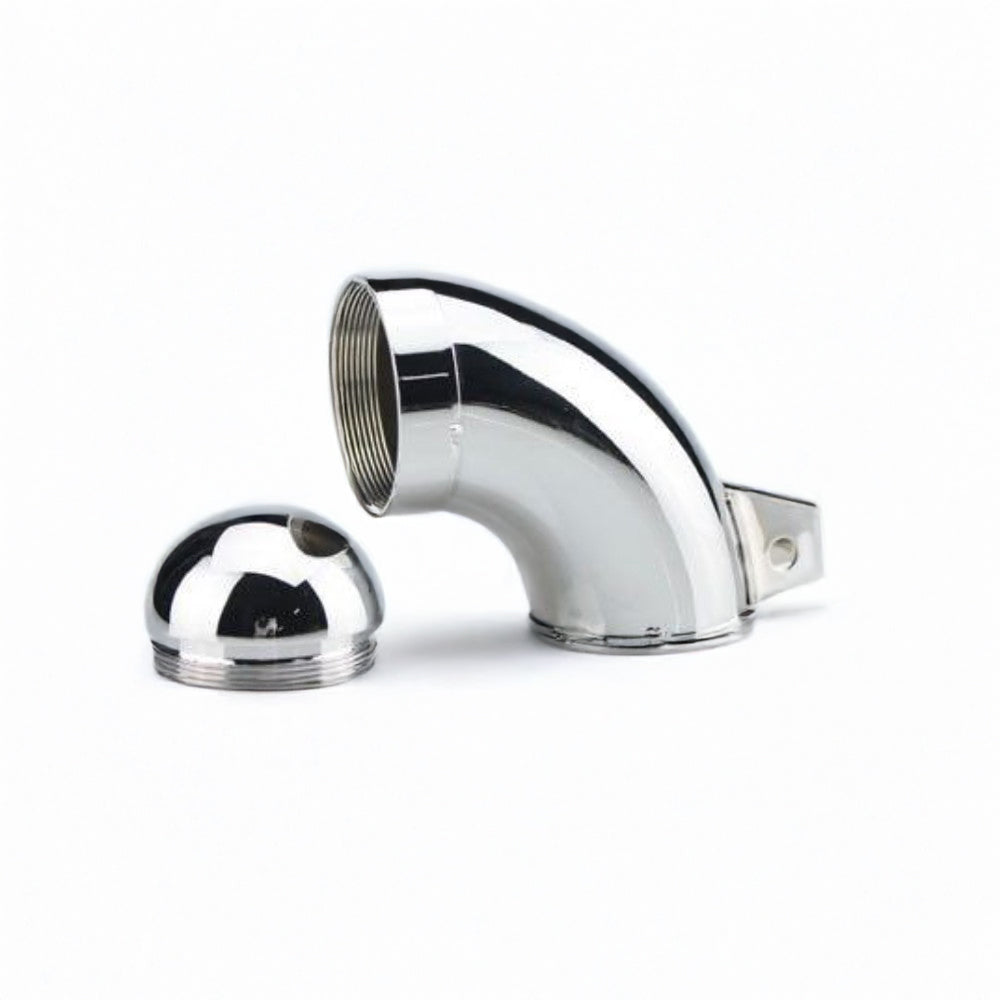 Steel penis chastity cage with removable front end and locker - image 4