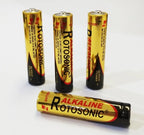 Pack of 4 Rotosonic LR03 Alkaline batteries