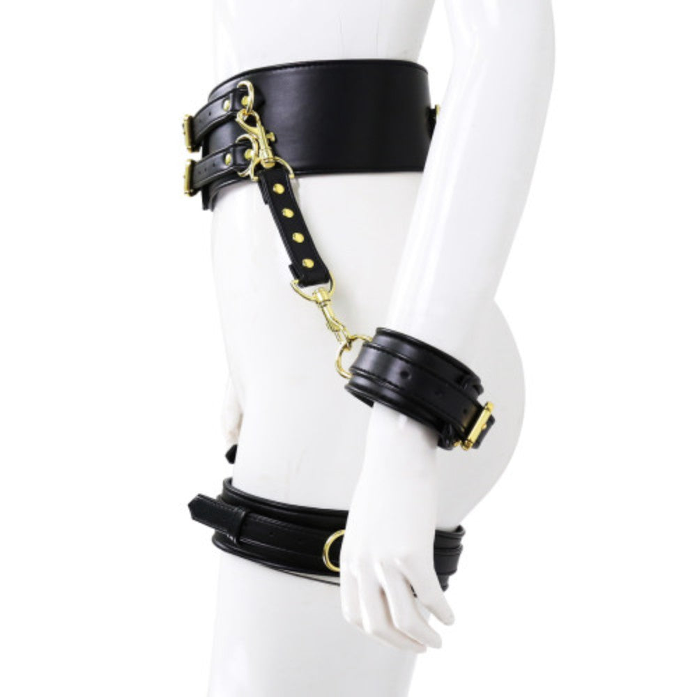 Premium Fetish Collection complete 6 piece set Black-Gold - image 2