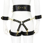 Premium Fetish Collection complete 6 piece set Black-Gold - image 3