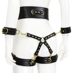 Premium Fetish Collection complete 6 piece set Black-Gold - image 6