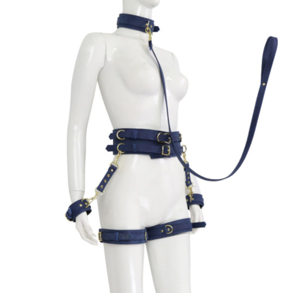 Premium Fetish Collection complete 6 piece set Tibet Blue-Gold