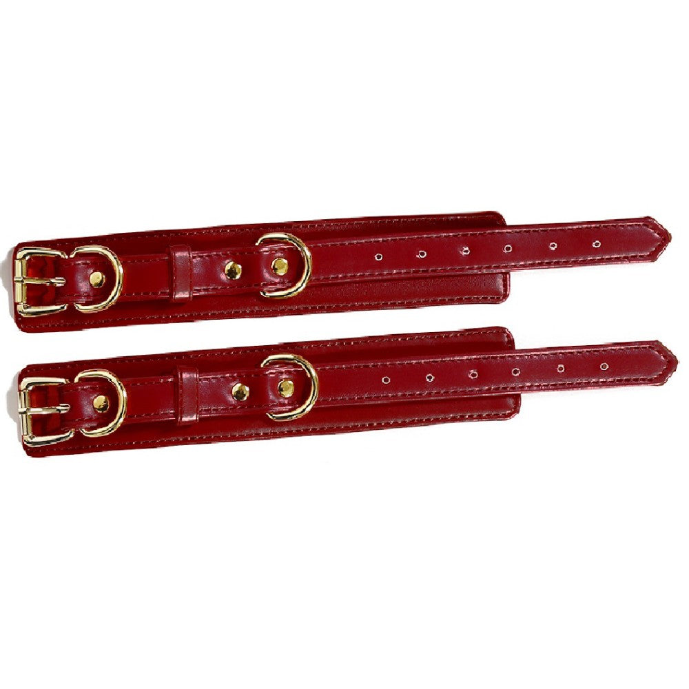 Premium Fetish Collection complete 6 piece set Wine red-Gold - image 5