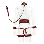 Premium Fetish Collection complete 6 piece set Wine red-Gold