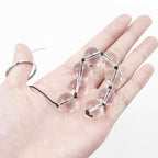 Small glass anal beads on string with pull O-Ring 1.5 cm - image 4