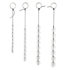 Small glass anal beads on string with pull O-Ring 1.5 cm - image 7