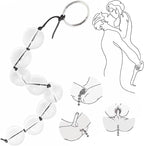 Small glass anal beads on string with pull O-Ring 1.5 cm - image 8