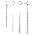 XLarge glass anal beads on string with pull O-Ring Ø 2.8 cm - image 8