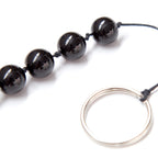 Anal and Pussy glass black beads with pull ring 1.5 cm - image 7
