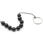 Anal and Pussy glass black beads with pull ring 1.5 cm - image 2