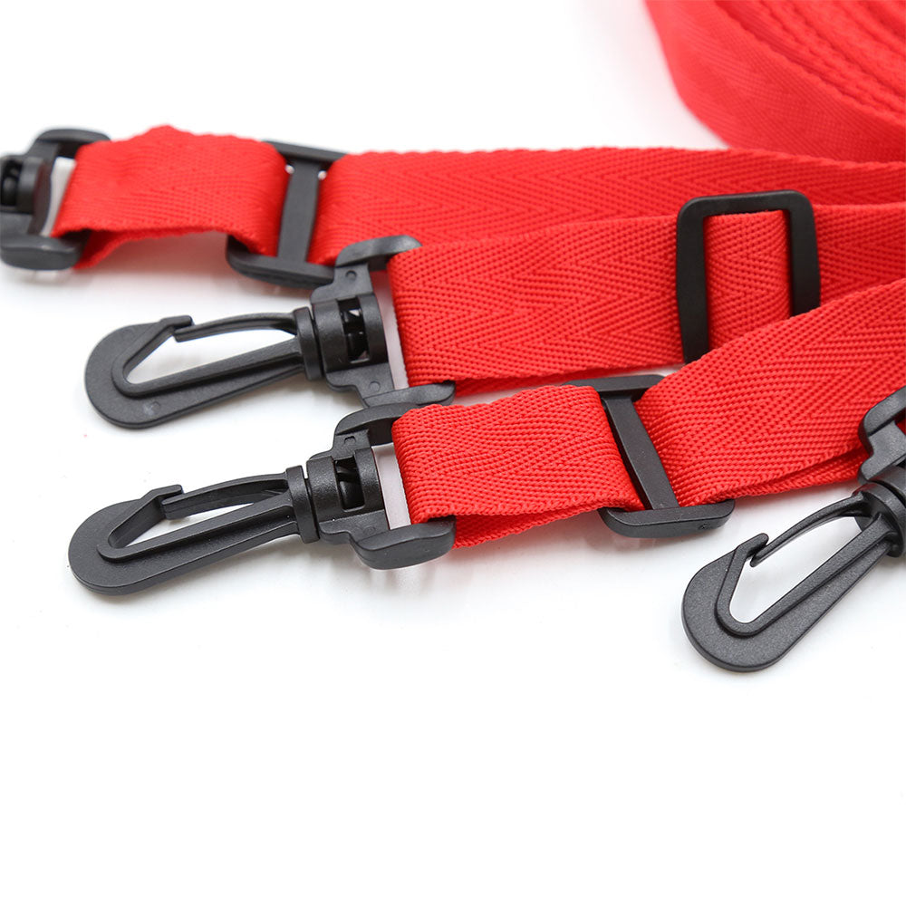 Velcro Bondage red bed restraints with plastic hooks - image 4