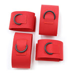 Velcro Bondage red bed restraints with plastic hooks - image 6