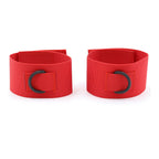 Velcro Bondage red bed restraints with plastic hooks - image 8