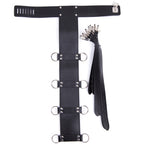 Body leather restraints collar with locking arm splints - image 3