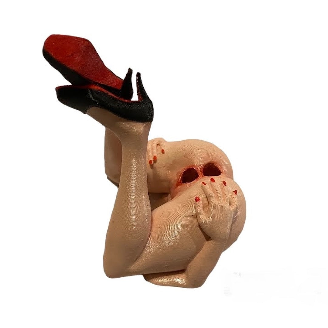 Butt Pussy Black heels Pen Holder and Phone Stand