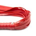 Naughty toys Red punishment flogger whip 65 cm - image 4