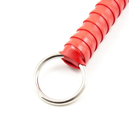 Naughty toys Red punishment flogger whip 65 cm - image 7