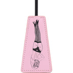 Two-in-one Feather tickler and spanking Crop Pink - image 6