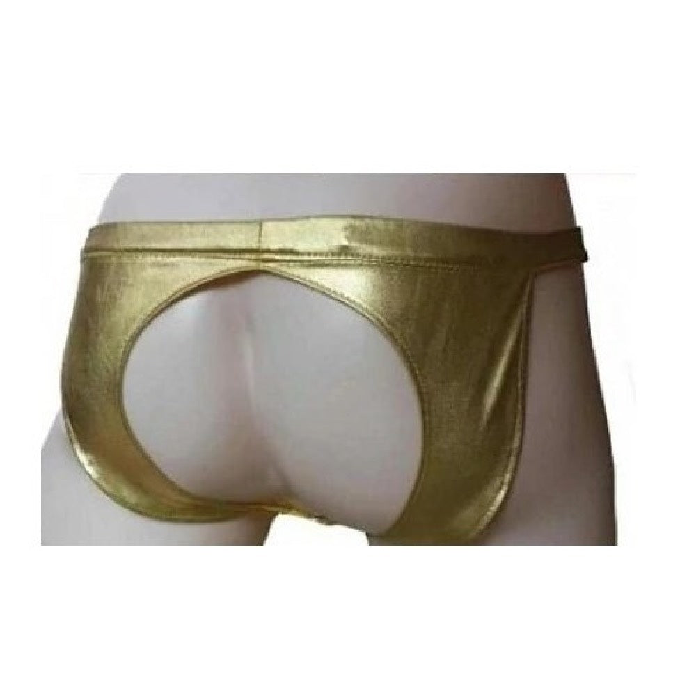 Naughty Toys men's gold briefs size M/L Δευτερεύουσα εικόνα προϊόντος