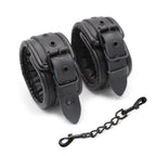 Naughty Toys Real Geniune Leather Bondage black set 6PCS - image 2