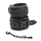 Naughty Toys Real Geniune Leather Bondage black set 6PCS - image 5