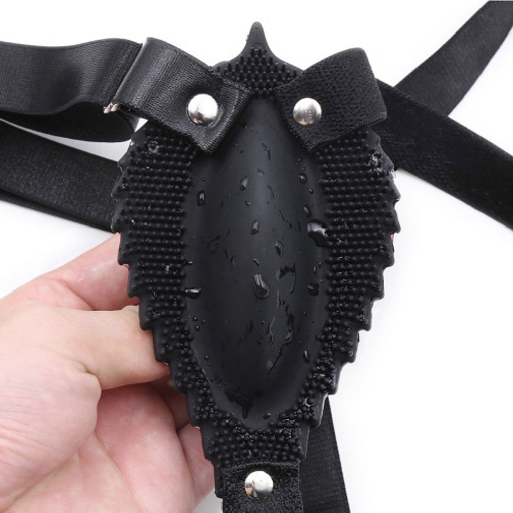 Leaf silicone string with straps and vibrator - image 4