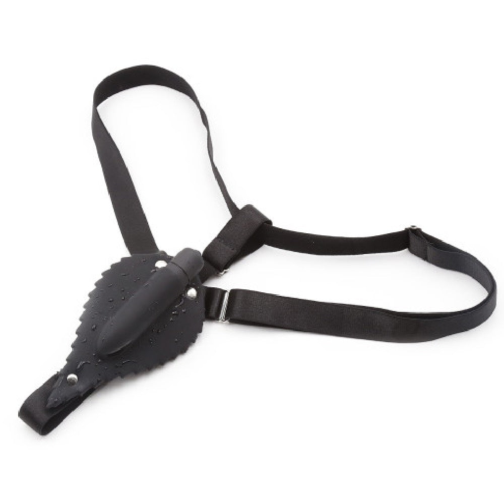 Leaf silicone string with straps and vibrator - image 9