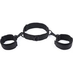 NAUGHTY TOYS Nylon collar with Wrist Restraints