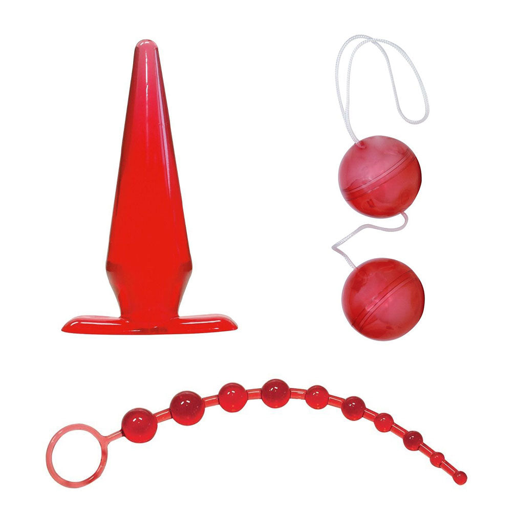 Red Roses complete set of vibrators