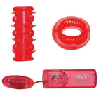 Red Roses complete set of vibrators