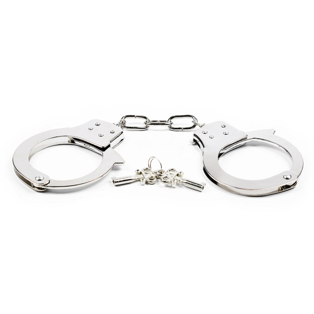 Naughty Toys Handcuffs with Short Link (85g) - image 7