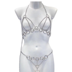 NAUGHTY TOYS Dreamgirl Metal Chain costume 2Pcs