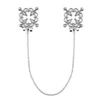 NAUGHTY TOYS Gothic Nipple Clamps with Chain - image 2