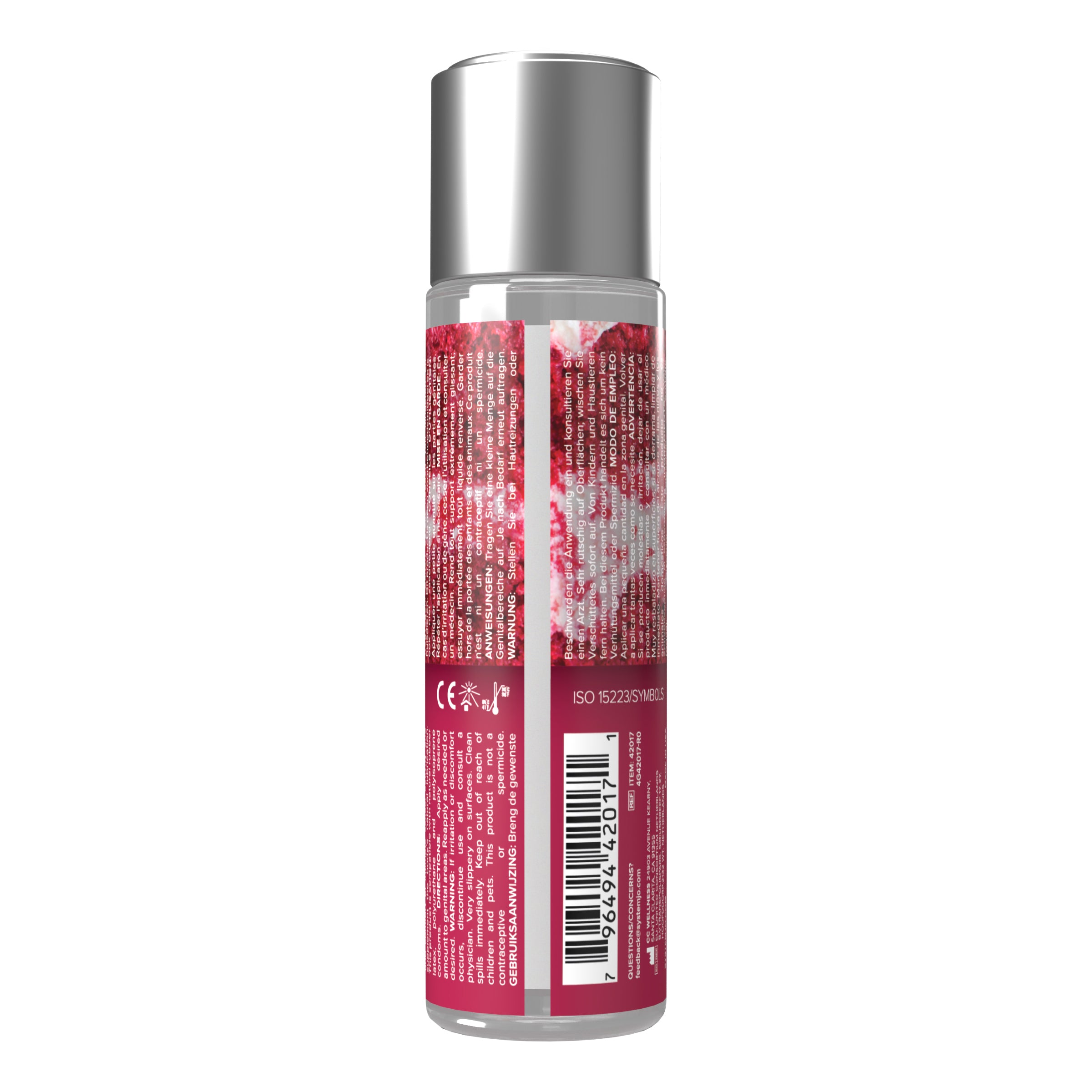 System Jo Red Velvet Cake Flavored water based Lube 60 ml Δευτερεύουσα εικόνα προϊόντος