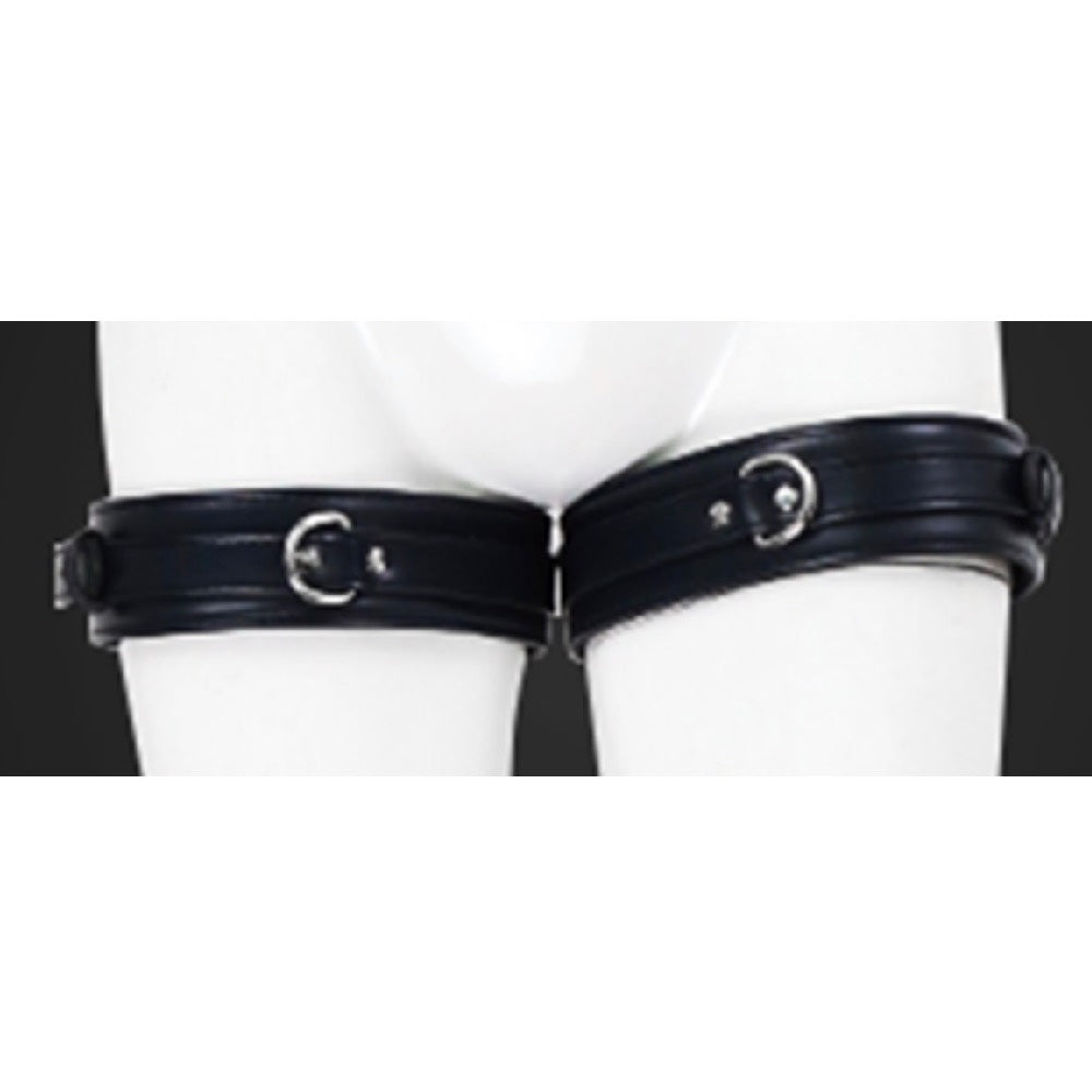 Naughty Toys Leather Leg thigh Garter Dark Blue