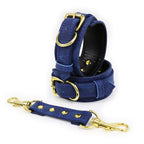 NAUGHTY TOYS Premium Collection Ankle Restraints GOLD BLUE - image 2