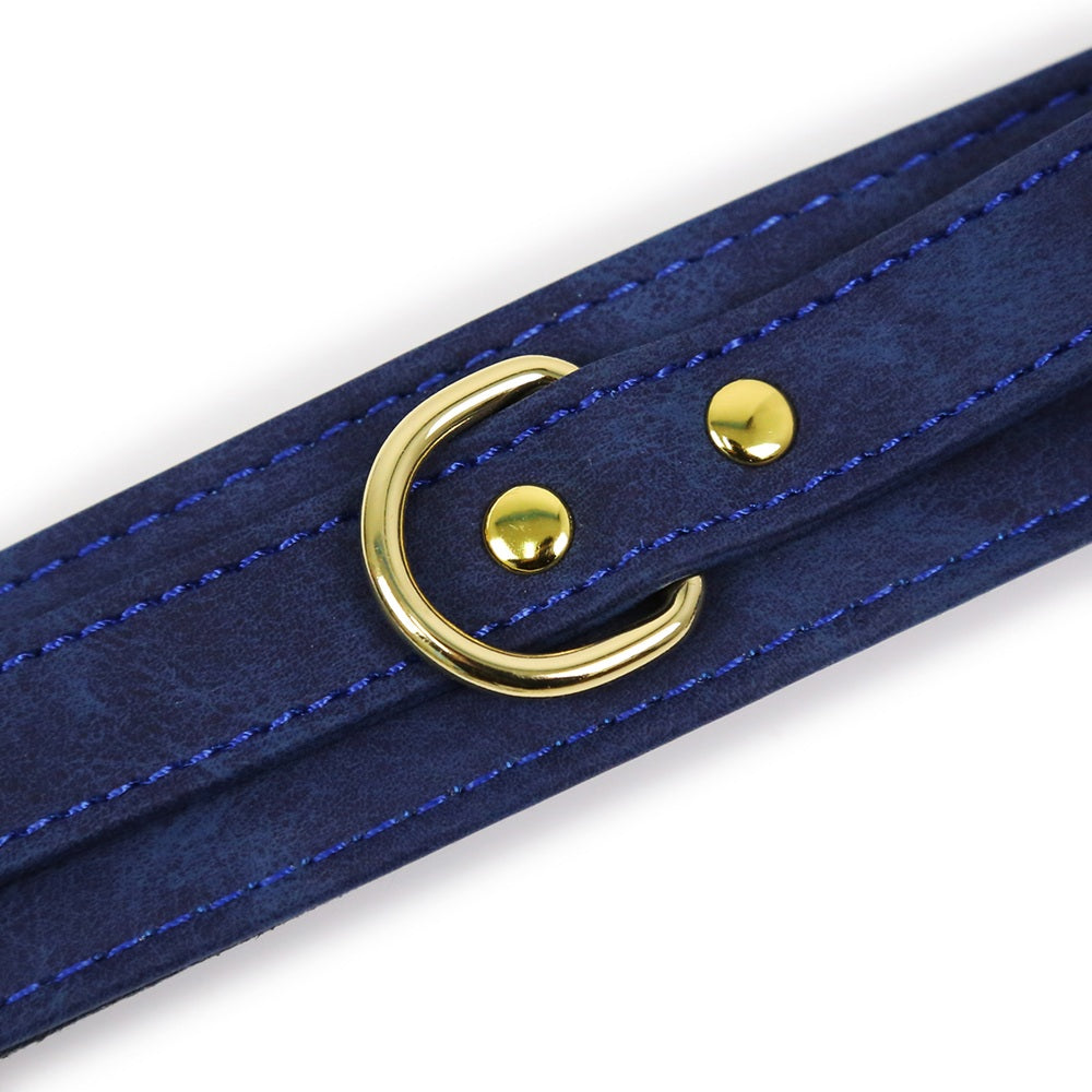 NAUGHTY TOYS Premium Collection Ankle Restraints GOLD BLUE - image 5