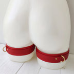 Naughty Toys Faux Leather Leg Garter Red - image 2