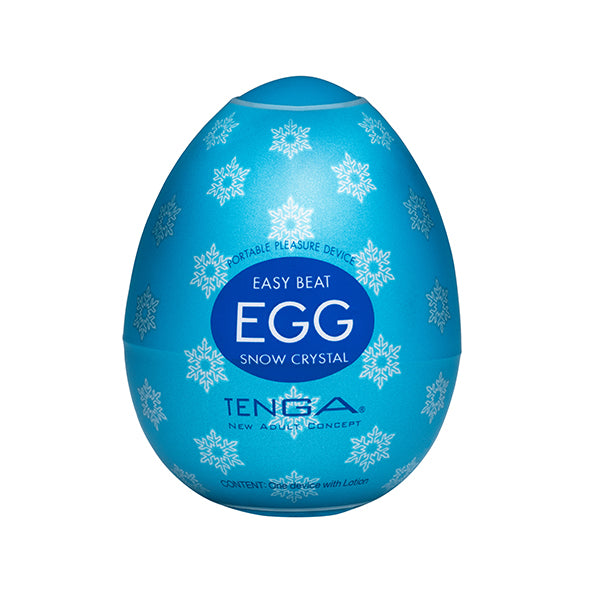 Tenga Egg Snow Crystal masturbator