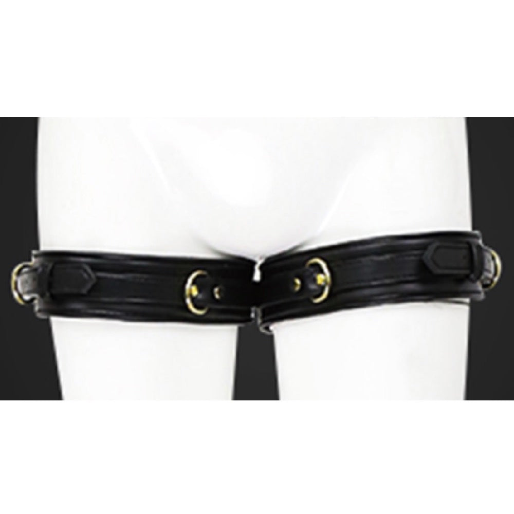 Naughty Toys Leather Leg thigh Garter Black