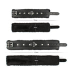 Naughty Toys Fur Wrist Ankle Cuffs with Hog Tie - image 3