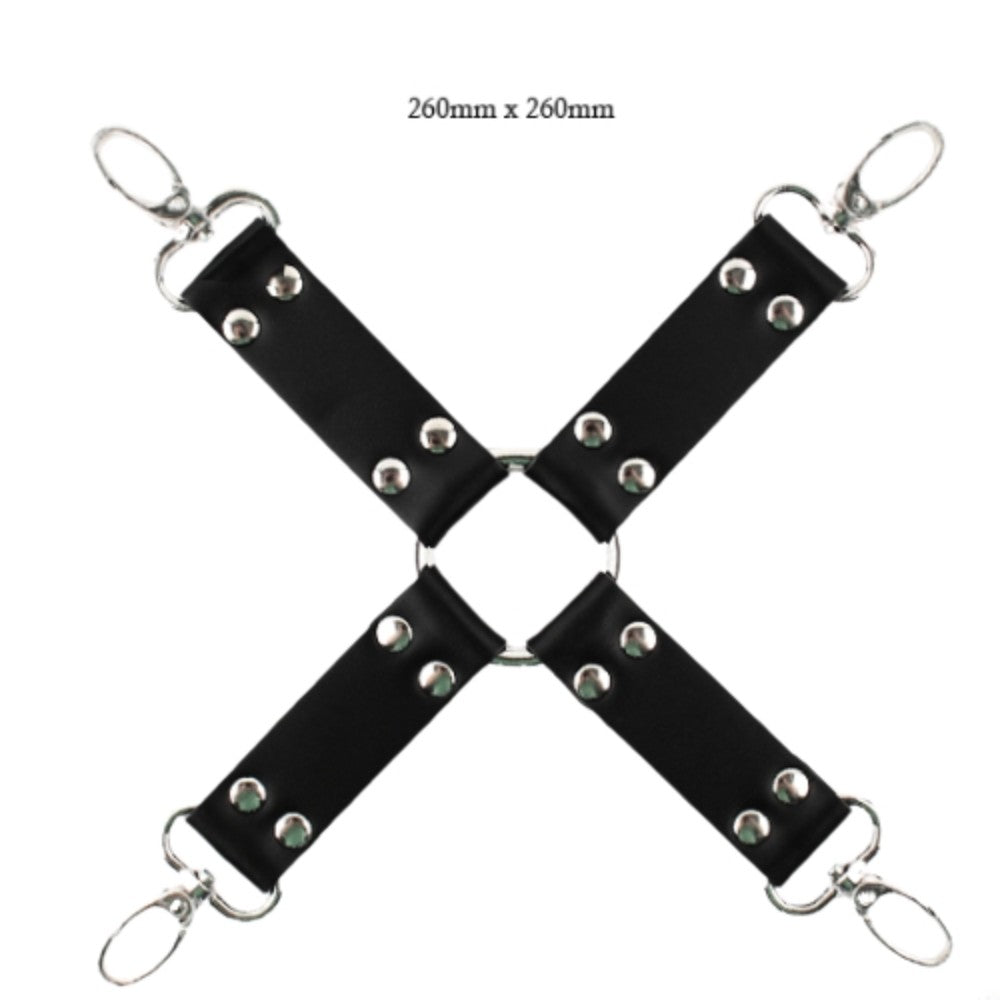 Naughty Toys Fur Wrist Ankle Cuffs with Hog Tie - image 4