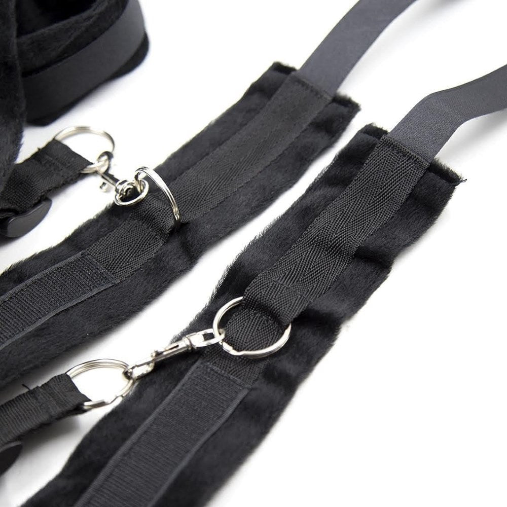 Naughty Toys Velvet Bed Bondage Restraints System - image 3