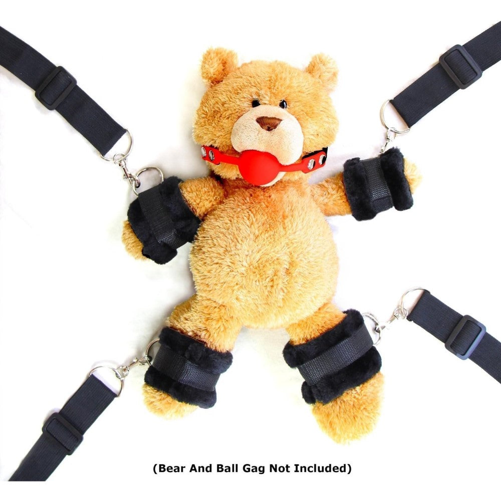 Naughty Toys Velvet Bed Bondage Restraints System - image 5